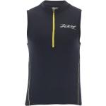 Zoot Herren Weste Triathlon Shirt Performance Vest Jersey, schwarz/gelb, S