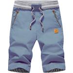 Reduzierte Blaue Chino-Shorts aus Denim für Herren Größe 3 XL für den für den Sommer 