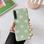 Grüne Huawei P20 Pro Cases Art: Bumper Cases mit Gänseblümchen-Motiv mit Bildern ohne Verschluss mit Band für Damen klein 