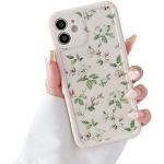 Reduzierte Beige Blumenmuster Elegante iPhone 11 Hüllen Art: Bumper Cases mit Muster aus Silikon stoßfest für Damen 