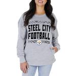 Graue NFL Damensweatshirts aus Polyester Größe XS 