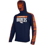 Marineblaue Denver Broncos Herrensweatshirts mit Kapuze Größe L 