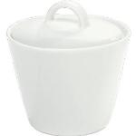 Weiße Unifarbene Zuckerdosen & Zuckerschalen aus Porzellan 