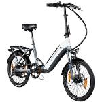 E-Bike ZÜNDAPP "ZT20R" E-Bikes grau Elektro-Falträder