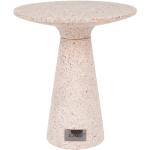 Rosa Terrazzo Zuiver Runde Runde Tische aus Stein Breite 0-50cm, Höhe 0-50cm, Tiefe 0-50cm 