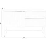 Zuiver, Kommode + Sideboard, Cayo Sideboard High (124 x 40 x 75 cm)