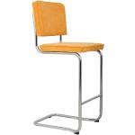 Reduzierte Gelbe Retro Zuiver Ridge Barhocker & Barstühle aus Textil Breite 0-50cm, Höhe 100-150cm, Tiefe 0-50cm 