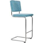 Reduzierte Blaue Retro Zuiver Ridge Barhocker & Barstühle aus Textil Breite 0-50cm, Höhe 100-150cm, Tiefe 0-50cm 