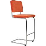 Reduzierte Orange Zuiver Ridge Barhocker & Barstühle aus Textil Breite 0-50cm, Höhe 100-150cm, Tiefe 0-50cm 