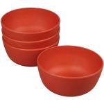 Rote zuperzozial Runde Schüssel Sets & Schalen Sets 4-teilig 