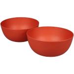 Rote zuperzozial Runde Schüssel Sets & Schalen Sets 2-teilig 