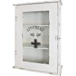 Weiße Vintage Zurbrüggen Hängeschränke Wohnzimmer lackiert aus Metall Breite 0-50cm, Höhe 0-50cm, Tiefe 0-50cm 