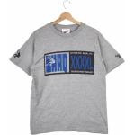 Zusammenarbeit Vintage Reebok Shaquille O'neal Made in Usa Trainingsausrüstung T-Shirt Grau Farbe Medium Size