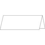 Weiße Avery Zweckform Tischkarten & Platzkarten DIN A4 100-teilig 
