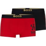 Schwarze HUGO BOSS BOSS Bio Herrenboxershorts aus Baumwolle Größe XXL 2-teilig 