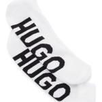 Weiße HUGO BOSS HUGO Damensneakersocken & Damenfüßlinge aus Baumwollmischung Größe 39 2-teilig 
