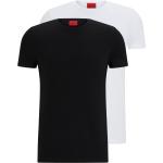 Schwarze HUGO BOSS HUGO Nachhaltige T-Shirts aus Baumwolle für Herren Größe XS 2-teilig 