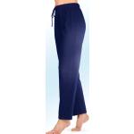Marineblaue bader Oeko-Tex Pyjamas lang aus Modal für Damen Größe XXL 