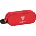 Zweifaches Mehrzweck-Etui Sevilla Fútbol Club Schwarz Rot 21 x 8 x 6 cm