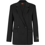 Schwarze Elegante HUGO BOSS HUGO Smoking-Blazer aus Polyester für Damen Größe XS 