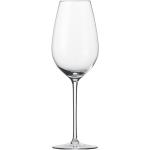 Weiße Runde Weißweingläser aus Kristall mundgeblasen 2-teilig 