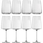 Weiße Moderne Runde Glasserien & Gläsersets aus Glas 8-teilig 8 Personen 