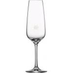 Zwiesel Taste Sektglas mit Moussierpunkt geeicht 283 ml - 6 Stück - transparent Kristallglas 890682