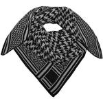 Schwarze Motiv Zwillingsherz Dreieckige Dreieckstücher aus Wolle für Damen Einheitsgröße für den für den Herbst 
