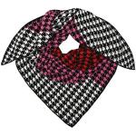 Pinke Motiv Zwillingsherz Dreieckige Dreieckstücher aus Wolle für Damen Einheitsgröße für den für den Herbst 
