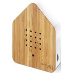 Zwitscherbox Holz Bambus/Weiß