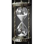 Sanduhr Stundenglas Eieruhr 5 Minuten Glasenuhr Messing Antik-Stil 12cm 