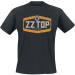 ZZ Top T-Shirt - Texas Blues - S bis XL - für Männer - Größe S - schwarz - Lizenziertes Merchandise